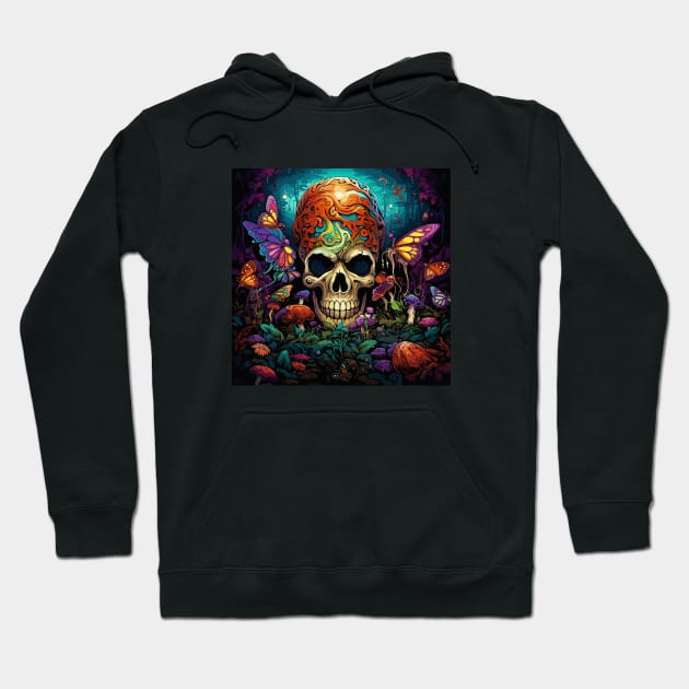 Hippie Man Magic Mushroom Hoodie by MushMagicWear